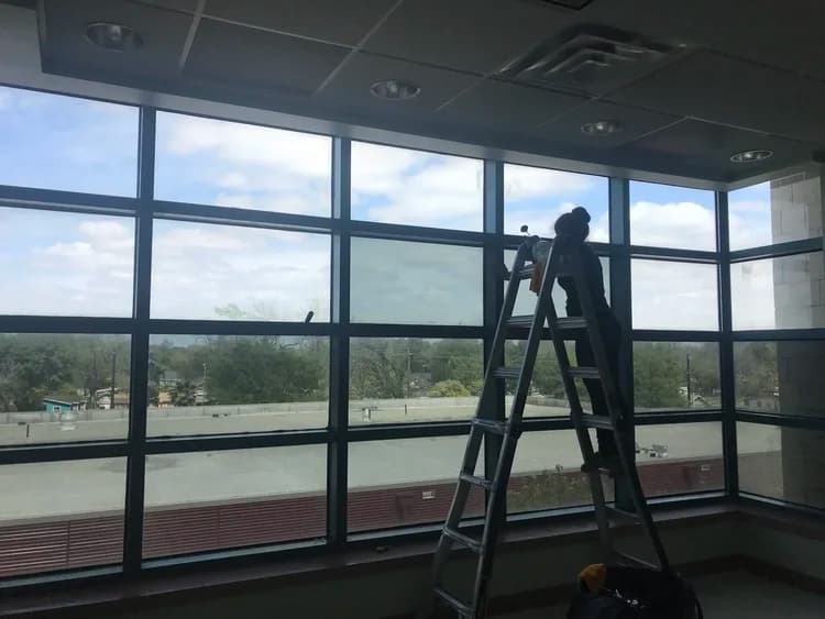 Window tint install